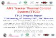 Tracker Thermal Control System AMS Tracker Thermal Control System … TIM... · 2007-11-09 · Tracker Thermal Control System EM Hardware status • EM Pump (to NLRÆSYSU received)