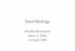 Seed Biology - Evergreen State Collegearchives.evergreen.edu/.../2004-2005/farmtotable/Wordoc/SeedBiology.pdf · Seed Biology Martha Rosemeyer Farm to Table 14 April 2005. Self test