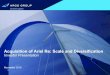 Acquisition of Ariel Re: Scale and Diversification...3 Transaction Summary Transaction ! Acquisition of Ariel Re (“Ariel” or the “Company”) by Argo Group(1) – Ariel is a