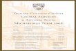 Trinity College Chapel Choral Services & Anthem Texts ...trinitycollegechoir.com/media/filestore/Michaelmas_Term_2008.pdf · Trinity College Chapel Choral Services & Anthem Texts