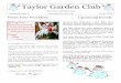 Taylor Garden Club...PAGE 5 VOLUME 28 ISSUE 5TAYLOR GARDEN CLUB Taylor Library and TGC working together for kids On December 9 Maria Burt did a youth program called “Gifts from the