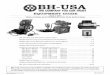 EQUIPMENT GUIDE - BH-USA · BH-USA Equipment Guide 800-259-8715 84002PR Rvsd. 07/2015 BH-USA assumes no responsibility or liability for installations and/or improper use of the equipment