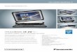 TOUGHBOOK CF-20...battery life and purpose-built Vehicle Mount and Desktop Port Replicator, the Panasonic Toughbook CF-20 is an unrivalled mobile business machine. •tel® Core M5-6Y57