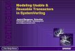 Modeling Usable & Reusable Transactors in …vlsi2005/keynotes/janick...Example: AHB master, Ethernet Tx • Reactive transactors Transaction initiated by other side React by supplying