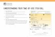 Understanding Your Time-Of-Use (TOU) Bill...1 2 1 3 4 Understanding Your TIME-OF-USE (TOU) Bill 1. Your amount due Shows your current monthly amount due and the due date. 2. Your SCE
