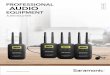 AUDIO - Hyperactive Benelux GmbH Official Catalogue...Saramonic manufactures a wide range of audio devices, including wired and wireless microphones, audio mixers and handy recorders