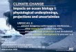 Impacts on ocean biology I: physiological underpinnings ...bcc.ncc-cma.net/upload/userfiles/Poertner_China_I_1707.pdf · Meta-analysis of the literature on thermal specialization: