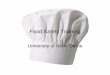 Food Safety Training - University of Notre DameCompliance and Liability St. Joseph County Health Dept. allows the University of Notre Dame to control student food sales as long as