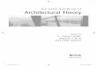The SAGE Handbook of Architectural Theory...4 THE SAGE HANDBOOK OF ARCHITECTURAL THEORY conceptualizing and producing architecture, new modes of pedagogy, new logics of office organization,