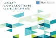 UNDP EVALUATION GUIDELINES © UNDP Jan 2019.web.undp.org/evaluation/guideline/documents/PDF/... · description of evaluation in the Yellow Handbook but have been updated to match