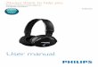 User manual - Appliances Online · For detailed information, refer to the user manual of your mobile phone. the headset with your mobile phone. 1 mobile phone, select Philips SHB5500