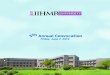 5th Annual Convocation - IIHMR · Near Sanganer Airport, Jaipur 302 029 Dr. Pankaj Gupta President IIHMR University, 1, Prabhu Dayal Marg, ... securing the company’s biggest overseas