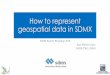 How to represent geospatial data in SDMX - OECD to represent geospatial data in SDMX 20181022.pdf · system grid with a model of the Earth's shape. Many ellipsoids are in use around