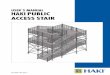 USER´S MANUAL HAKI PUBLIC ACCESS STAIRChequer Plate Deck 1250x2002140125 13.1 Compatible with both 1250x2502140126 14.9 PAS and HBS 1655x200 2140165 15.7 1655x2502140166 19.7 