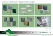 Airolite Product Selection Guide November 2019 Product Selection Guide.pdf · airolite product selection guide end louvers sun controls louver screens grilles special application