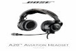 Owner’s Guide - seam-avionic.com · outside of each earcup and include two holes and a screen. Earcup inner screen The protective inner screen is critical to the headset’s ability