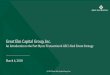 Great Elm Capital Group, Inc. · GEC to indirectly own at least 80.1% of equity Operating Company 3 Issuer of debt ... This opportunity also offers robust downside protection due
