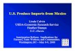 U.S. Produce Imports from Mexico · U.S. Produce Imports from Mexico Linda Calvin USDA-Economic Research Service Heather Stamps U.C.-Davis Immigration Reform: Implications for Farmers,