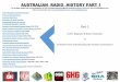 Australian AM Radio History Part 1 · Australian A.M. Radio Timelines. Broadcasting Pioneers of Australia. ... script writing, and program production with Jim Illiffe’s School of