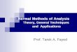 Thermal Methods of Analysis - Tantasci.tanta.edu.eg/files/Chrom-lect 8-TA.pdf · Thermal analysis (TA) is a group of physical techniques in which the chemical or physical properties
