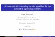 A communication-avoiding parallel algorithm for the ...solomon2.web.engr.illinois.edu/talks/householder-vtech-jun-2017.pdfA communication-avoiding parallel algorithm for the symmetric