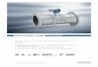 OPTISONIC 3400 - Process Controls And Instrumentation · OPTISONIC 3400 Technical Datasheet ... 2.2.2 Standard flow sensor DN300 and smaller ... • Water utilities in all process