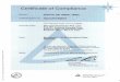Bio Gen Extracts Pvt Ltd - Certificate of Compliance ......TÜV Rheinland (India) Pvt. Ltd. certifies: Bio-gen Extracts Pvt. Ltd. Plot # 57, Sompura Industrial Area, Sompura Hobli,
