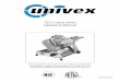 7512 Value Slicer Operators Manual - Univex …7512 Value Slicer Operators Manual 05-2012-ED1 Persons under the age of 18 are not permitted to operate or have accessibility to operate