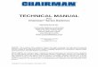 TECHNICAL MANUAL - Concorde Batteryconcordebattery.com/Chairman_Technical_Manual.pdfTECHNICAL MANUAL For Chairman ® Series Batteries Manufactured by: Concorde Battery Corporation