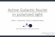 Active Galactic Nuclei in polarized light · 2019-06-11 · Active Galactic Nuclei in polarized light Viktor L. Afanasiev, Elena S. Shablovinskaya Special Astrophysical Observatory
