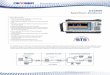 Broadband - Comtech · 2150 MHz, with a dynamic range of 80 dB. Figure 3: Spectrum Analysis Gated Measurement The Gated measurement enables the engineer run in-service C/N,CSO, CTB