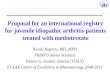Proposal for an international registry for juvenile ... · Proposal for an international registry for juvenile idiopathic arthritis patients treated with methotrexate Nicola Ruperto,