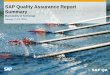 SAP Quality Assurance Report Summary - … QA...5.13 Organizational Management –Enterprise Structure definition The core foundation is to integrate all functionality within the SAP