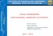LEGAL FRAMEWORK FOR NATIONAL FORESTRY MINISTRY OF PLANNING AND INVESTMENT GENERAL STATISTICS OFFICE