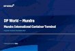 DP World –Mundradpworldmundra.com/uploads/userfiles/DP World Mundra...South Asia Container Port Industry DP World Sri Lanka Ports Authority 20% 14% 6% 6% 6% 4% 5% 3%3% APM Terminals