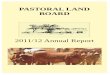 PASTORAL LAND BOARD...2011/12 Pastoral Land Board Annual Report 2 Chairman’s Foreword The Annual Report of the Pastoral Land Board for 2011/12 covers the period 1 October 2011 to