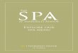 13492 - Tankersley Manor Spa Explore Our Menu A5 8ppKobido Massage, the circulatory system is boosted giving your skin nutrient supply and radiance. features by reducing tension. 4