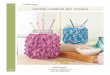 candy-coated jar cozies - Kibo Software, Inccandy-coated jar cozies ... Rnd 5: Ch 1, working in back lp for this rnd only, sc in same st as join, sc in each st around, sl st to first