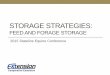 Feed and Forage Storage - Extension Walworth County · 2017-07-17 · Hay storage considerations •Good Ventilation •Always place bales in the direction of prevailing winds •