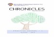 From the Desk of the Editor...2 From the Desk of the Editor It is my great pleasure to bring forth the inaugural edition of the PS-I Chronicles. This edition features over 2243 articles