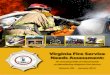 Virginia Fire Service Needs Assessment · 2017-04-21 · Virginia Fire Service Needs Assessment: An annual profile of critical needs as identified by Virginia’s Fire Service 