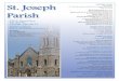 St. Joseph PASTORAL TEAM: Parish Office Parish · would pass over the houses of Moses and his people sparing them. The Seder was celebrated annually from that point forward by the