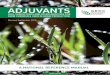 ADJUVANTS · agents and these products have more than 30 different ... An alternative classification can be made on the basis of spray adjuvant function. This can be confusing since