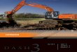 No brand of excavator can simulta- neously propel, dig, and rotate as effort- lessly as the new Dash-3s. Outstanding multifunction operation is a Hitachi tradition, and the HIOS
