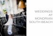 WEDDINGS AT MONDRIAN SOUTH BEACH - TheKnot...Cover Count Attrition / Meal Guarantee The Hotel will grant up to five percent (5%) off the cover count as it appears on your signed letter