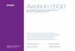 Aviation 2030: Disruption and its implications for the ... · relevant technologies and business models by their relative maturity, as a guide for business leaders to investment relevance