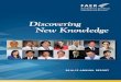 Discovering New Knowledge/media/sites/faer/files/2014...FROM FAER- TO FEDERALLY-FUNDED Fifty-five investigators have completed work on a FAER Mentored Research Training Grant since