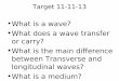 •What is a wave? •What does a wave transfer or carry?mrhites1.weebly.com/uploads/1/0/4/4/10444331/ppt_waves_intro.pdf · Rhythmic disturbances that carry energy without carrying