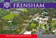 FRENSHAM · Boarding at Frensham is a wonderful experience where valued friendships are formed. With over 70 percent of students in residence, our boarding tradition sets us apart