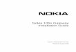 Nokia 105s Gateway Installation Guide - Check Point Software...14 Nokia 105s Gateway Installation Guide Chapter 6, “Installing and Replacing Other Components” describes how to